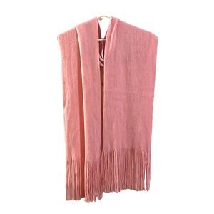 Light Pink Fringe Women’s Scarf